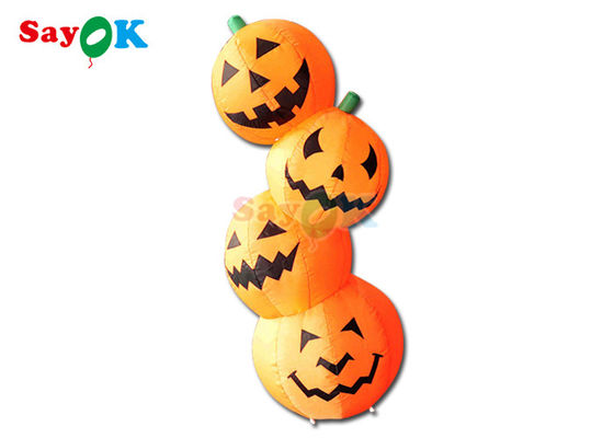 PVC Aufblasbare Halloween Dekoration 4,9ft Kürbisform LED Aufgeblasenes Modell