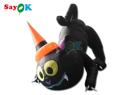 Halloween Zeichentrickfilm Tiermodell aufblasbare schwarze Katze Halloween Garten Dekoration
