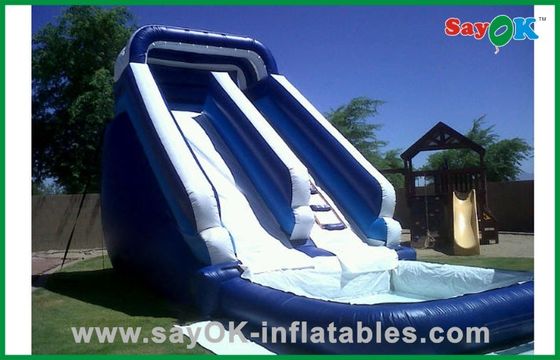 Riesige aufblasbare Wasserrutschen Custom PVC Plane Mini-Sprunghalter / Sprunghalter aufblasbare Rutsche und Rutsche für den Wasserspaß