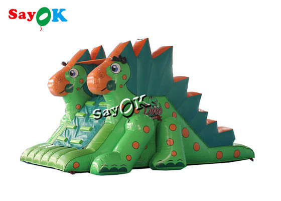 Kommerzielle aufblasbare Sprungrutschen Kleinkinder Pvc aufblasbare Dinosaurier Trockenrutsche