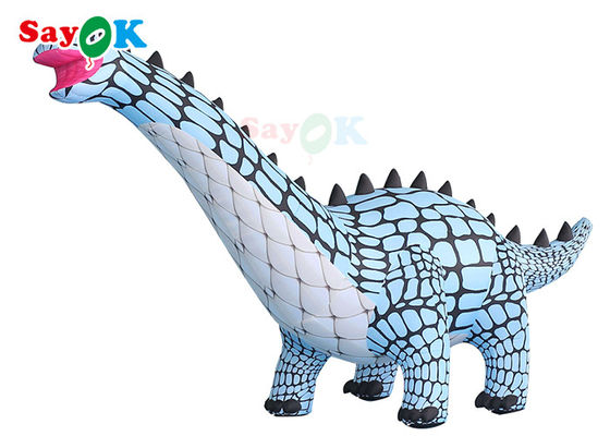 Riesige, attraktive, grüne, aufblasbare Dinosauriermodelle Werbung bei Partyevents