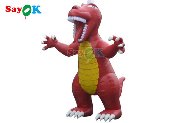 Aufblasbarer Weihnachtsdinosaurier PVC-Platten Riesen aufblasbarer Raptor Dinosaurier Luftballon Dinosaurier