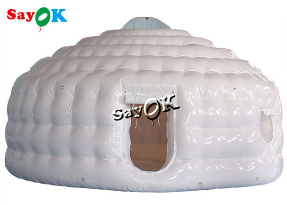 Aufblasbare Igloo-Zeltkuppel 4,6m 15ft Luftdichtes Outdoor-Party-Dome Aufblasbare Yurt-Zelt